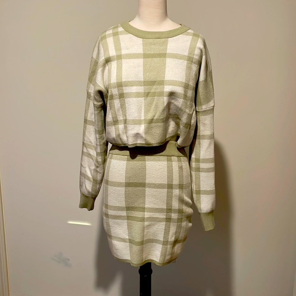 Two piece sweater dress